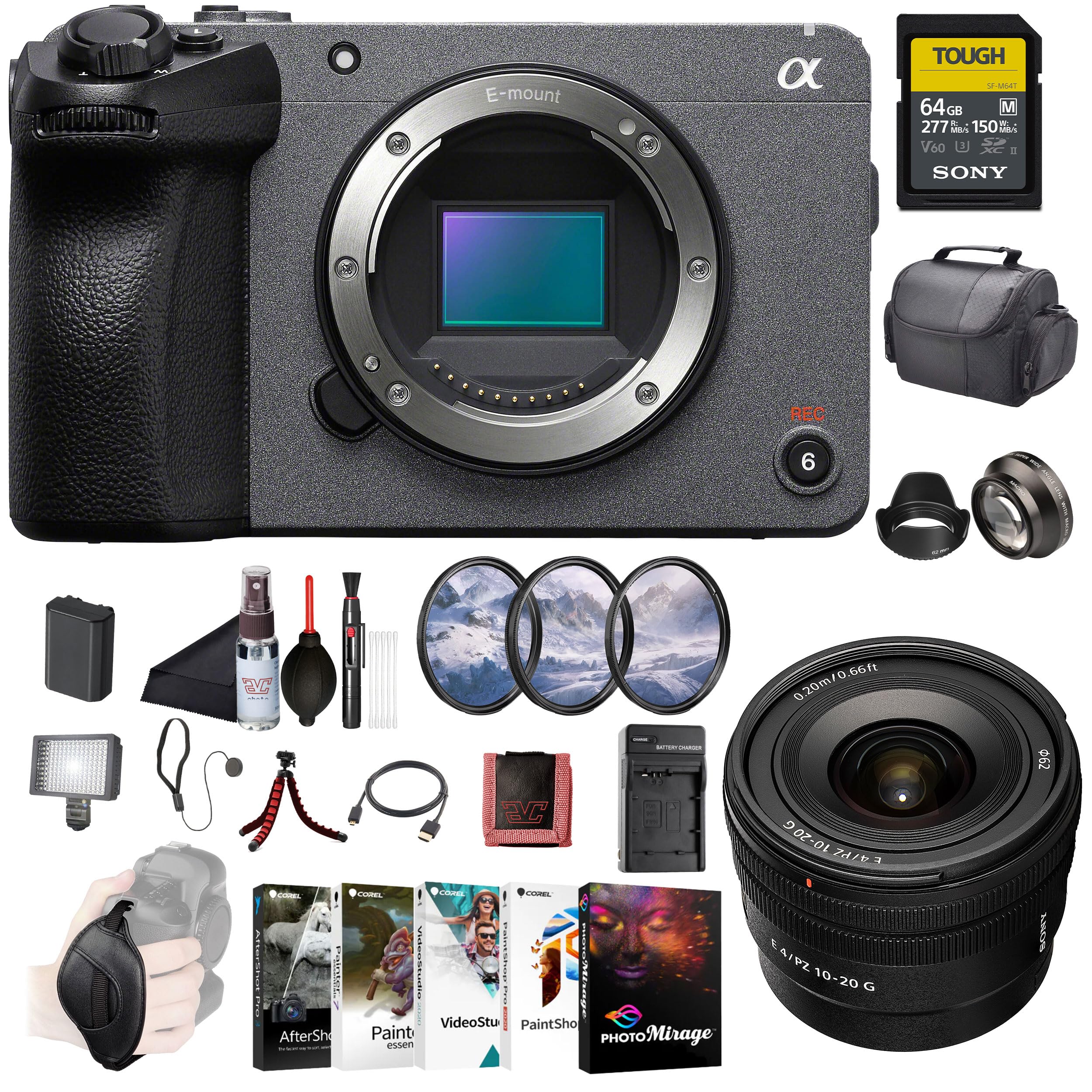 Amazon.com : Sony FX30 Cinema Line Camera Body (ILME-FX30B) – 26MP
